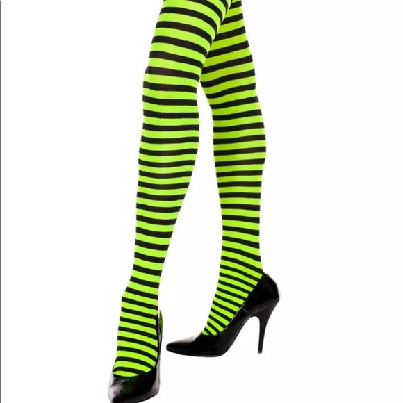 bright green tights